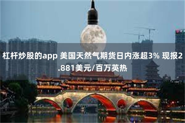 杠杆炒股的app 美国天然气期货日内涨超3% 现报2.8