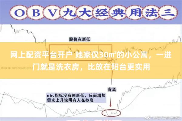 网上配资平台开户 她家仅30㎡的小公寓，一进门就是洗衣房，比放在阳台更实用